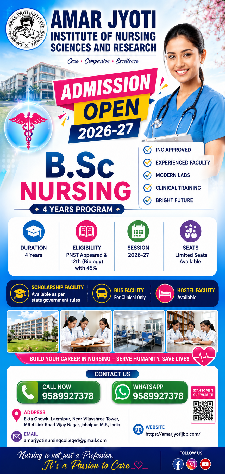 Admission 2026-27 Banner